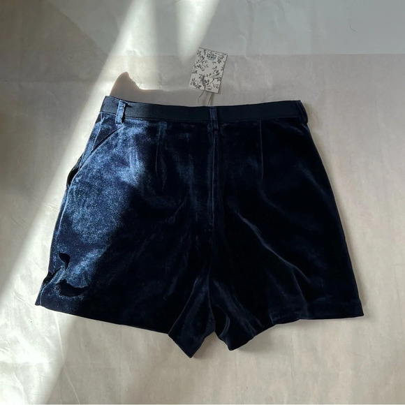 NWT High Rise Beautiful Lauren Conrad Runway Limited Edition Velvet Shorts Sz 12 - Picture 5 of 9